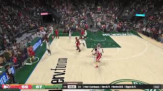 NBA 2k24 ATL Ep 2 Hawks vs Bucks [upl. by Singhal]