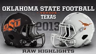 Oklahoma State Football 2013 Texas Highlights [upl. by Salesin641]