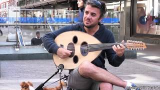 The quotOudquot Musical Instrument from the Middle East London Street Music [upl. by Ervin]