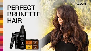 Perfect Brunette Hair  Discover Kenra Color  Kenra Professional [upl. by Southworth903]