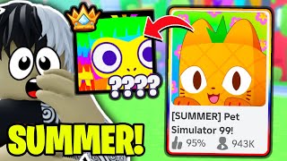 NOWY GIGA SUMMER EVENT w PET SIMULATOR 99 [upl. by Maye914]