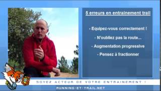 Conseils course à pied avec lentrainement trail  5 erreurs à éviter [upl. by Gaulin708]