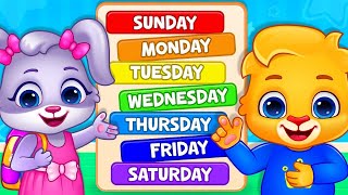 Days of the Week Song  Kids Learn Days of The Week  Lucas and Friends Songs by RV AppStudios [upl. by Tsirhc]