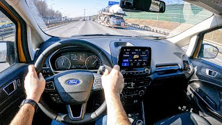 NEW Ford Ecosport II Active 202110 125HP  POV Test Drive 689 Joe Black [upl. by Burkle]