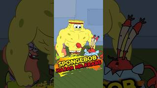 GAWAT‼️ Spongebob Hajar Tuan Krabs sampe bonyok shorts spongebob [upl. by Atirahc]