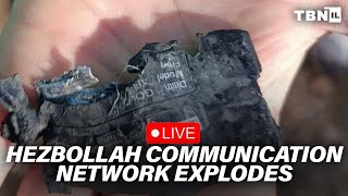 BREAKING NEWS Hezbollah Communication Network Explodes  TBN Israel [upl. by Niliram]