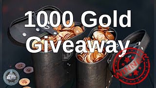 3 x 1000 Gold Giveaway Winner Draw  World of Warships Blitz [upl. by Darian]