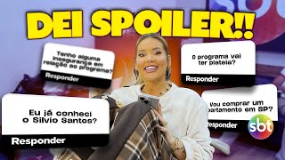 CONTEI TUDO SOBRE O MEU PROGRAMA NO SBT NESSE VÍDEO [upl. by Sackey]