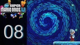 New Super Mario Bros U  Episode 8  Screaming at the Starry Night [upl. by Innos374]