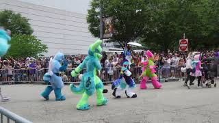 Anthrocon 2024 Fursuit Parade  3371 FURRIES  Outside View [upl. by Virendra]