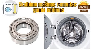 Skalbimo mašinos remontas guolio keitimas [upl. by Nytnerb641]