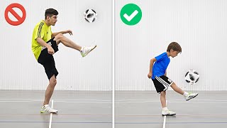 THIS IS WHY at 6 YEARS OLD he easily juggle the ball 100 TIMES ● Football Juggling Tutorial [upl. by Johppa317]