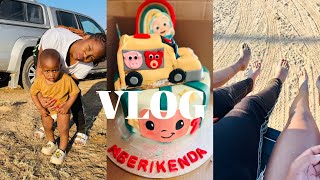 TRAVEL VLOG My baby’s 2nd birthday Going to the farm NAMIBIAN YOUTUBER [upl. by Allegna]