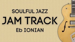 Soulful Jazz Backing Track in Eb Ionian [upl. by Adnoluy]