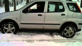 Suzuki Ignis 15 4x4  Snow Test [upl. by Homere592]