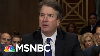 Brett Kavanaughs Partisan Rage At Hearing Calls Fitness Into Question  Rachel Maddow  MSNBC [upl. by Ycnaffit872]