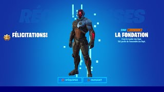 Débloquer le skin quotLA FONDATIONquot sur Fortnite [upl. by Annoid]