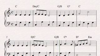 Free easy piano sheet music  Heidenröslein [upl. by Viki]