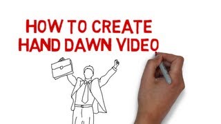 How to create Hand Drawn Videos Whiteboard videos  FREE TRIAL [upl. by Aciretehs430]