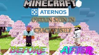 how to get your own skin in aternos server  skin restorer plugin [upl. by Adnerad]