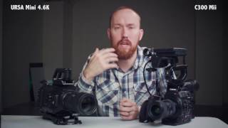 URSA Mini 46K vs C300 Mkii Part 1 Usability [upl. by Sucy365]