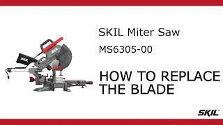 SKIL MS630500How To Replace The Blade [upl. by Eaner]