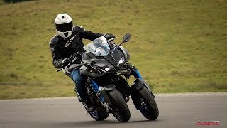 2018 Yamaha Niken First Ride  ThreeWheeled Motorcycle Review [upl. by Angele]