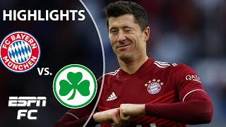 Lewandowski scores a brace in Bayern’s comeback win vs Greuther  Bundesliga Highlights  ESPN FC [upl. by Carline416]