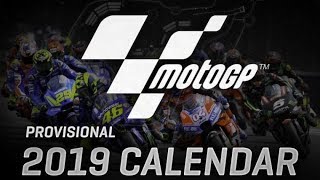 MotoGP 2019 calendar  Circuitsschedule [upl. by Analla]