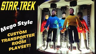 MEGO STAR TREK CUSTOM TOS TRANSPORTER ROOM PLAYSET [upl. by Won]