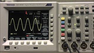 Tektronix  How do I utilize the measurement features on a TDS3000C series oscilloscope [upl. by Etnasa]