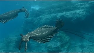 Walking with Monsters  Anomalocaris fight [upl. by Lulita99]