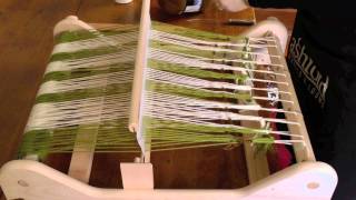 Simple warping for a Rigid Heddle loom [upl. by Eecram]