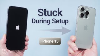 iPhone 15 Software Update Fix stuck on the Apple Logo During iPhone 15 Setup [upl. by Kinson304]