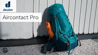 Detailed Backpack Review  Deuter Aircontact Pro 65  15 SL [upl. by Nordin]