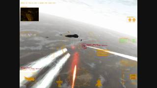 Wings mod for FreeSpace 2 gameplay demonstration 2 [upl. by Riatsala]