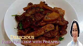 Fried Pork Chop with PineappleDelicious [upl. by Sairahcaz]