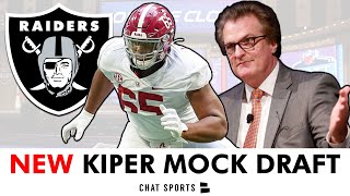 Raiders Rumors On JC Latham  2024 NFL Draft Rumors amp News From Latest ESPN Mel Kiper Mock Draft [upl. by Seidule]