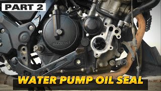 RAIDER 150 FI  BALANCER DAMPER and WATER PUMP OIL SEAL REPLACEMENT [upl. by Nadoj148]