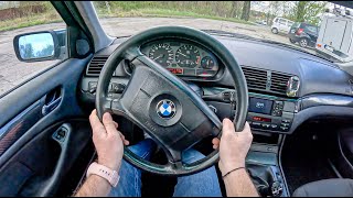 2003 BMW 3 E46 18 316 i 116HP 0100 POV Test Drive 1674 Joe Black [upl. by Thurmann163]