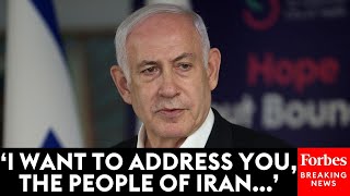 JUST IN Israels Netanyahu Addresses Iranian People In Social Media Post Amidst Rising Tensions [upl. by Brunelle]