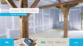 WEB9 Knauf im Holzbau – Innovativ und nachhaltig [upl. by Anglim]