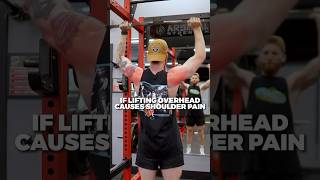 Do these 2 exercises for overhead shoulder pain 🔥 [upl. by Metcalf]