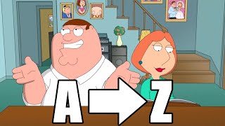 The Family Guy intro but the lyrics are in alphabetical order [upl. by Colbye]