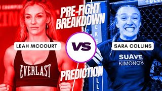 Prediction McCourt vs Collins UFC Match Breakdown [upl. by O'Conner]