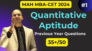 MBA CET24 Day 1 Target 35 In Quantitative Aptitude  PYQ By Rohit sir [upl. by Stuckey316]