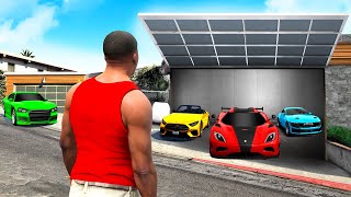 Franklins SECRET GARAGE in GTA 5 [upl. by Nadia]