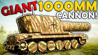 I Built An EPIC CURSED 1000MM Cannon Tank In Sprocket Tank Design [upl. by Napra631]