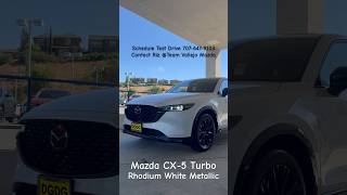 Rhodium White Metallic CX5 Mazda TurboTeam VallejoMazdacomMazdaCX5 2024 Mazda CX5 Turbo Package [upl. by Barbara-Anne761]