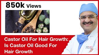 Castor Oil For Hair Growth Is Castor Oil Good For Hair Growth  HairMD Pune  In HINDI [upl. by Aynot]